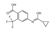 4-[(环丙基羰基)氨基]-2-(三氟甲基)苯甲酸图片