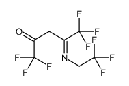 1,1,1,5,5,5-hexafluoro-4-(2,2,2-trifluoroethylimino)pentan-2-one结构式