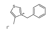 3-benzyl-4-methyl-1,3-thiazol-3-ium,iodide结构式