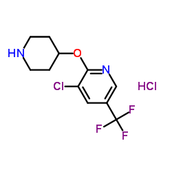 3-Chloro-2-(4-piperidinyloxy)-5-(trifluoromethyl)pyridine hydrochloride (1:1) picture