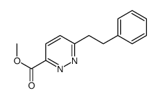 methyl 6-(2-phenylethyl)pyridazine-3-carboxylate结构式