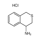 isothiochroman-4-ylamine, hydrochloride Structure