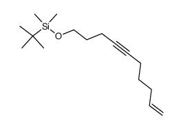 tert-butyl(dec-9-en-4-yn-1-yloxy)dimethylsilane Structure