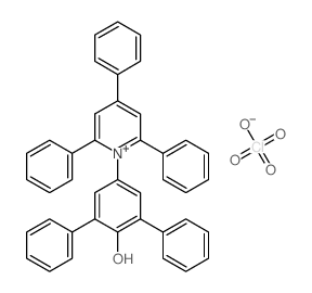 Pyridinium, 1- (2-hydroxy[1,1:3,1-terphenyl]-5-yl)-2,4, 6-triphenyl-, perchlorate (salt) Structure