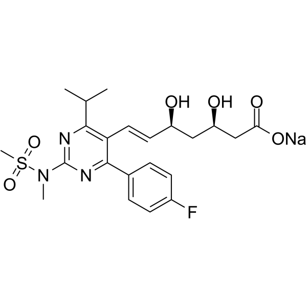 Rosuvastatin calcium Structure