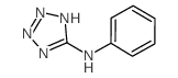 2H-Tetrazol-5-amine,N-phenyl- structure