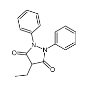 4-ethyl-1,2-diphenylpyrazolidine-3,5-dione Structure