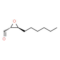 Oxiranecarboxaldehyde, 3-hexyl-, (2R,3S)-rel- (9CI) Structure