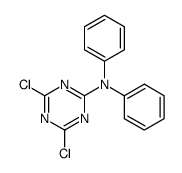 4,6-二氯-N,N-二苯基-1,3,5-三嗪-2-胺结构式