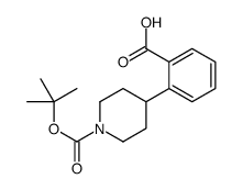 1-Boc-4-(2-羧基苯基)哌啶结构式