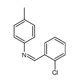 1-(2-chlorophenyl)-N-(4-methylphenyl)methanimine Structure