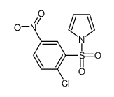 1-[(2-Chloro-5-nitrophenyl)sulfonyl]-1H-pyrrole结构式