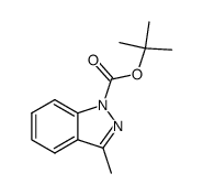 1H-INDAZOLE-1-CARBOXYLIC ACID,3-METHYL-,1,1-DIMETHYLETHYL ESTER structure