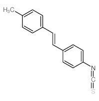 Benzene,1-isothiocyanato-4-[2-(4-methylphenyl)ethenyl]- structure