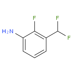 3-二氟甲基-2-氟苯胺结构式