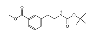 Methyl 3-(2-((Tert-Butoxycarbonyl)Amino)Ethyl)Benzoate Structure