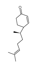 4-[(1R)-1,5-dimethylhex-4-enyl]cyclohex-2-en-1-one结构式