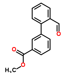 2'-FORMYL-BIPHENYL-3-CARBOXYLIC ACID METHYL ESTER structure