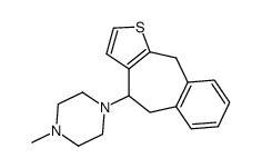 1-(5,10-Dihydro-4H-benzo[5,6]cyclohepta[1,2-b]thiophen-4-yl)-4-methylpiperazine结构式