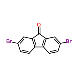 3,6-Dibromo-fluoren-9-one Structure