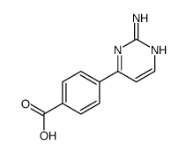 4-(2-aminopyrimidin-4-yl)benzoic acid Structure