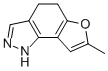 7-METHYL-4,5-DIHYDRO-1H-FURO[2,3-G]INDAZOLE结构式