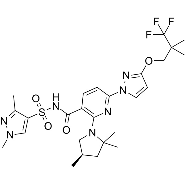 (R)-Elexacaftor结构式