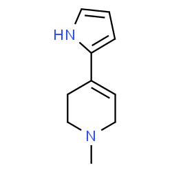 Pyridine, 1,2,3,6-tetrahydro-1-methyl-4-(1H-pyrrol-2-yl)- (9CI) Structure