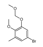 5-bromo-2-methoxy-1-(methoxymethoxy)-3-methylbenzene Structure