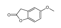 5-methoxy-3H-1-benzofuran-2-one结构式