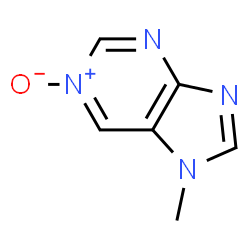 7H-Purine, 7-methyl-, 1-oxide (9CI) structure