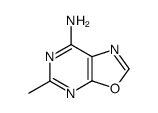 Oxazolo[5,4-d]pyrimidine, 7-amino-5-methyl- (8CI) structure