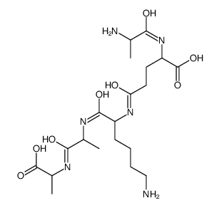 Ala-D-γ-Glu-Lys-D-Ala-D-Ala结构式