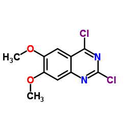 2,4-Dichloro-6,7-dimethoxyquinazoline Structure