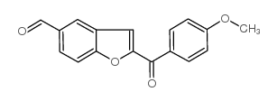 2-(4-methoxybenzoyl)-1-benzofuran-5-carbaldehyde structure