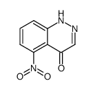 5-nitro-1H-cinnolin-4-one结构式