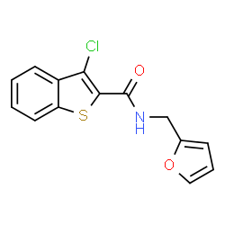 3-chloro-N-(furan-2-ylmethyl)benzo[b]thiophene-2-carboxamide Structure