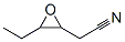 Oxiraneacetonitrile,3-ethyl- (9CI)结构式