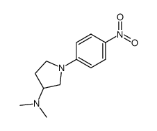 [1-(4-nitrophenyl)-pyrrolidin-3-yl] dimethylamine Structure