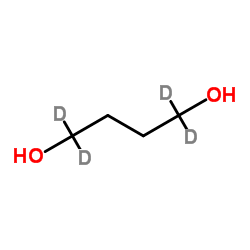 1,4-丁二醇-D4结构式