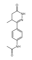 6-(4-acetamidophenyl)-5-methyl-4,5-dihydropyridazin-3(2H)-one结构式