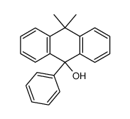 10,10-dimethyl-9-phenyl-9,10-dihydroanthracen-9-ol结构式