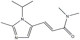 3-dimethylamino-1-(3-isopropyl-2-methyl-3H-imidazol-4-yl)-propenone结构式