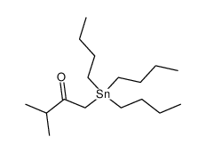 1-(Tributylstannyl)-3-methyl-butanon-(2) Structure