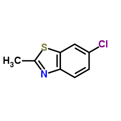 2-甲基-6-氯苯并噻唑结构式