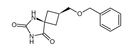 syn-2-[(benzyloxy)methyl]-5,7-diazaspiro[3.4]octane-6,8-dione结构式