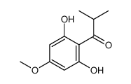 1-(2,6-dihydroxy-4-methoxyphenyl)-2-methylpropan-1-one Structure