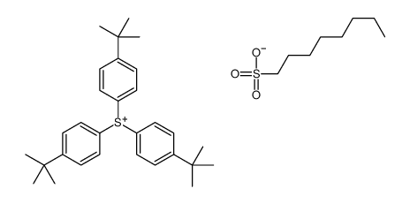 octane-1-sulfonate,tris(4-tert-butylphenyl)sulfanium Structure