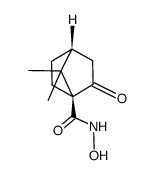 (1S,4R)-N-hydroxy-7,7-dimethyl-2-oxobicyclo[2.2.1]heptane-1-carboxamide Structure