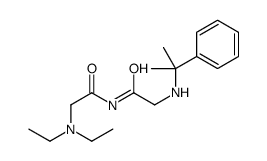 N-[2-(diethylamino)acetyl]-2-(2-phenylpropan-2-ylamino)acetamide Structure